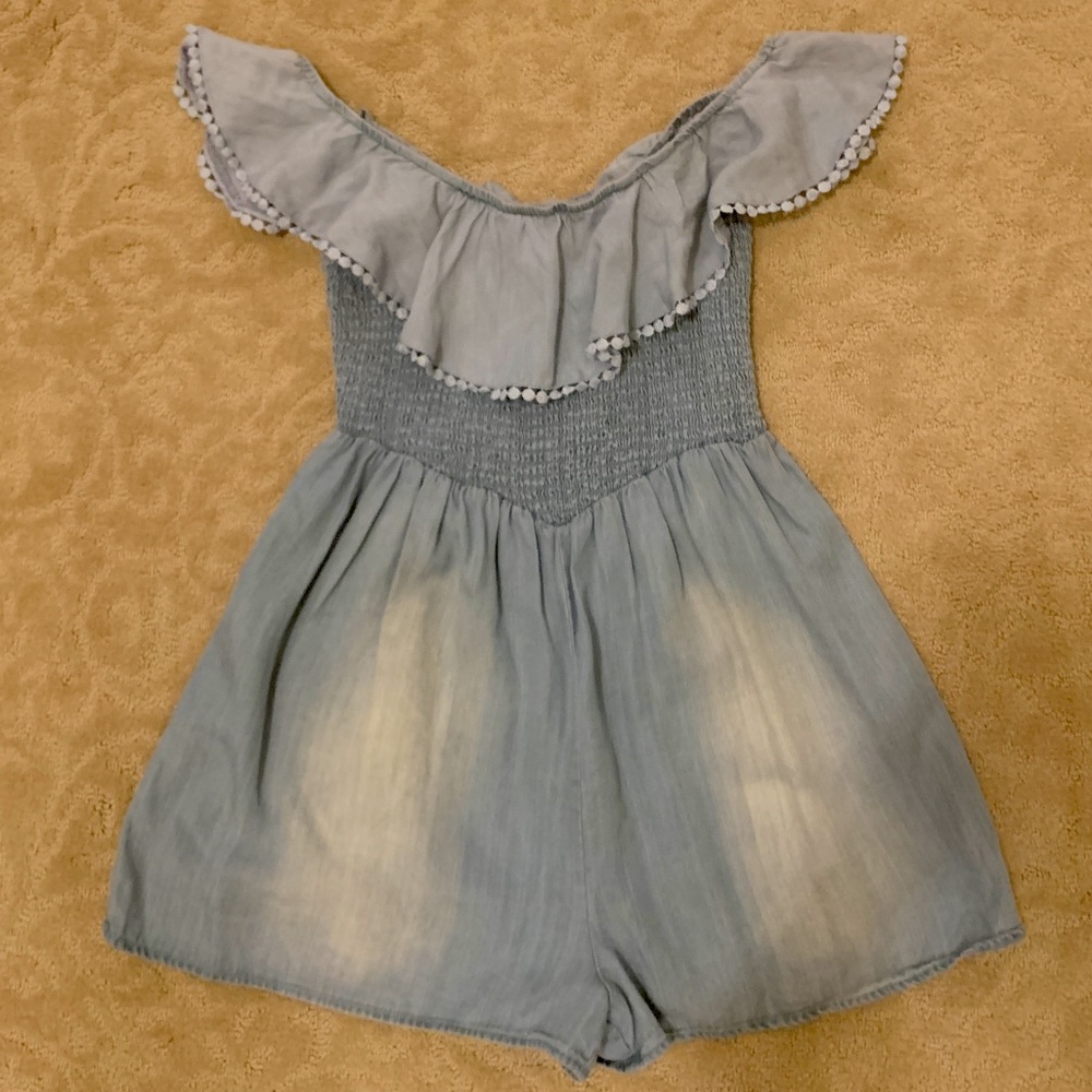 ALTAR’D STATE- Denim Romper